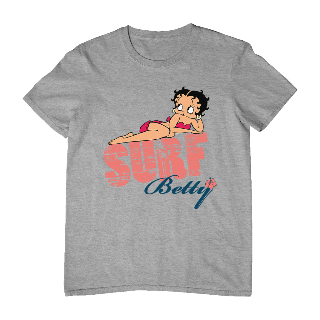 Betty Boop Surf Pin Up Men's T-Shirt