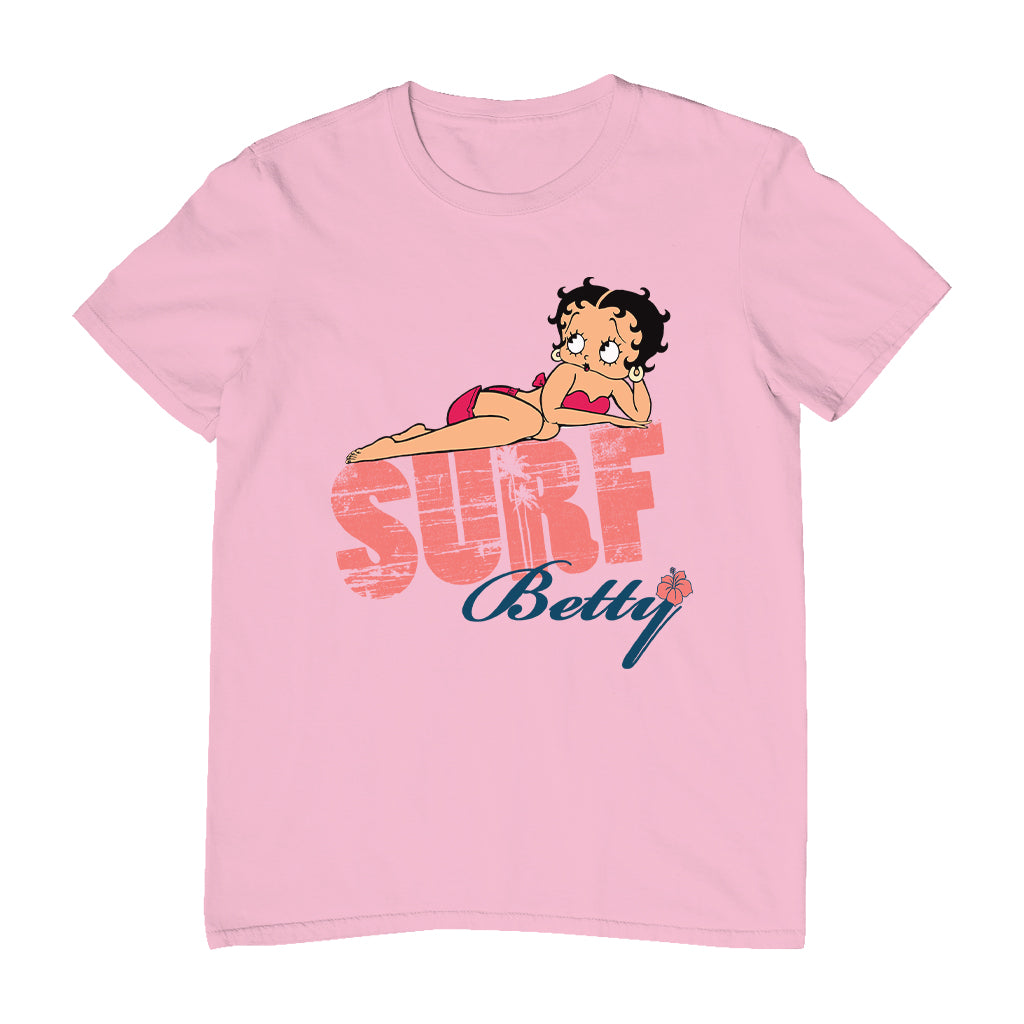 Betty Boop Surf Pin Up Men's T-Shirt