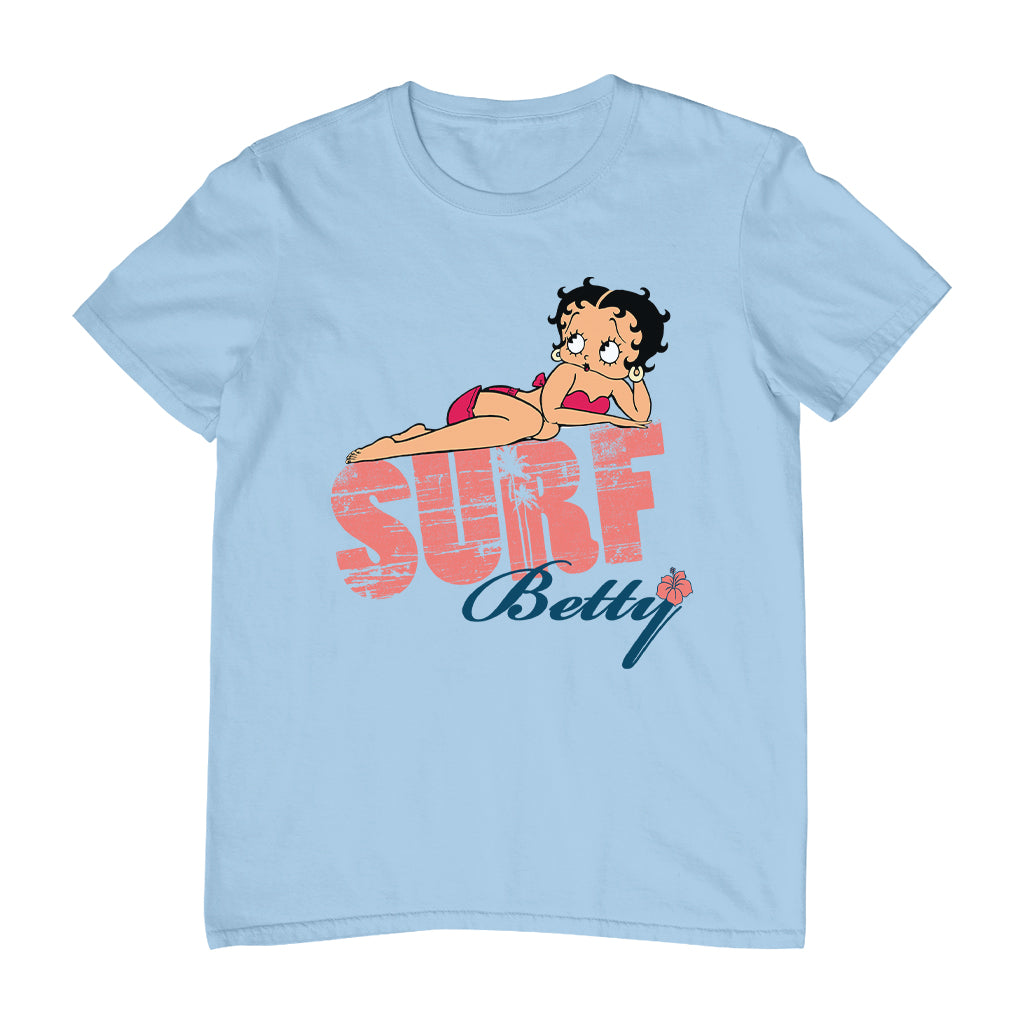 Betty Boop Surf Pin Up Men's T-Shirt