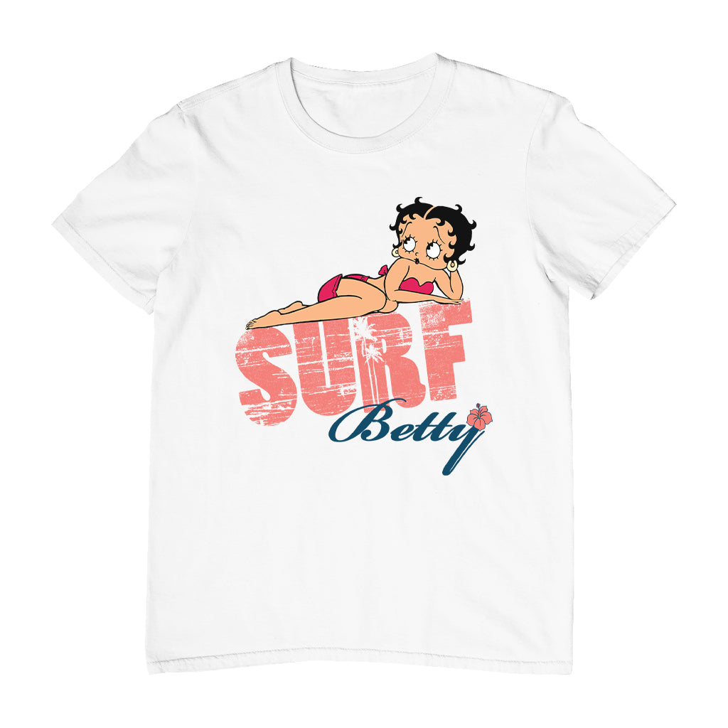 Betty Boop Surf Pin Up Men's T-Shirt