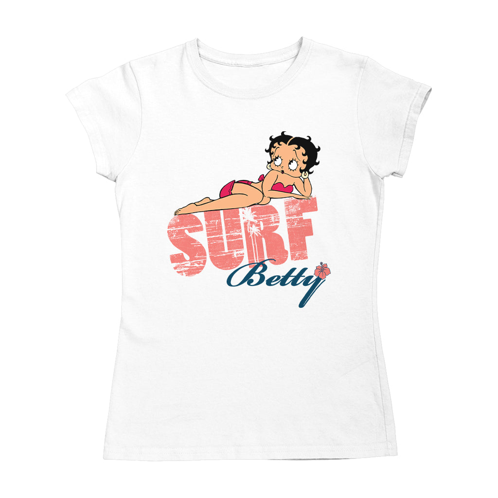 Betty Boop Surf Pin Up Women's T-Shirt