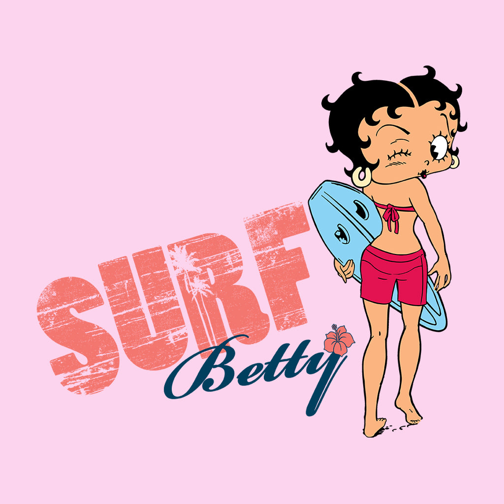 Betty Boop Surf Wink Kids T-Shirt