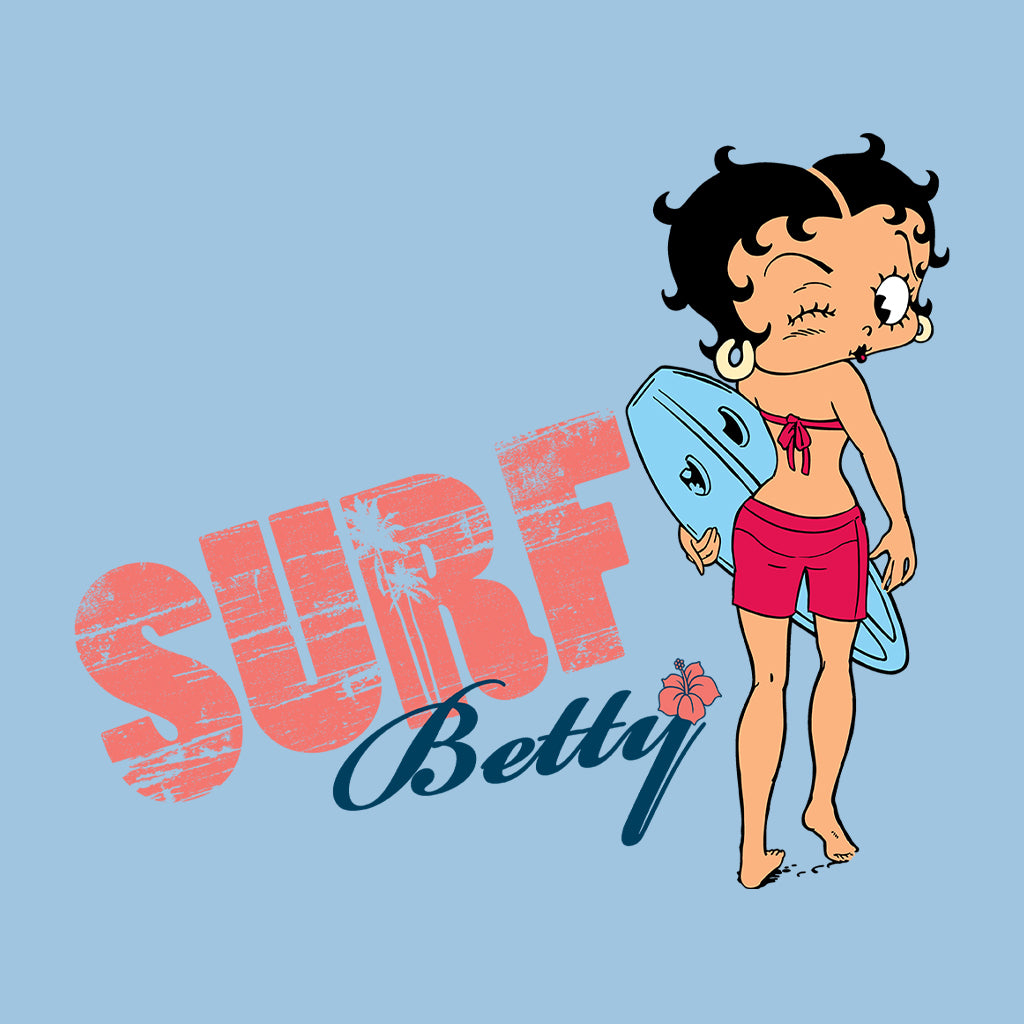 Betty Boop Surf Wink Kids Hooded Sweatshirt