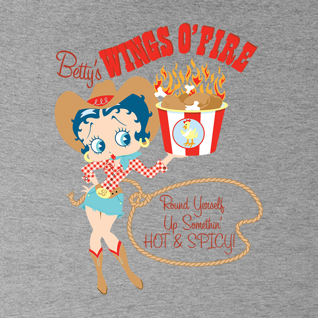 Betty Boop Hot & Spicy Kids Hooded Sweatshirt