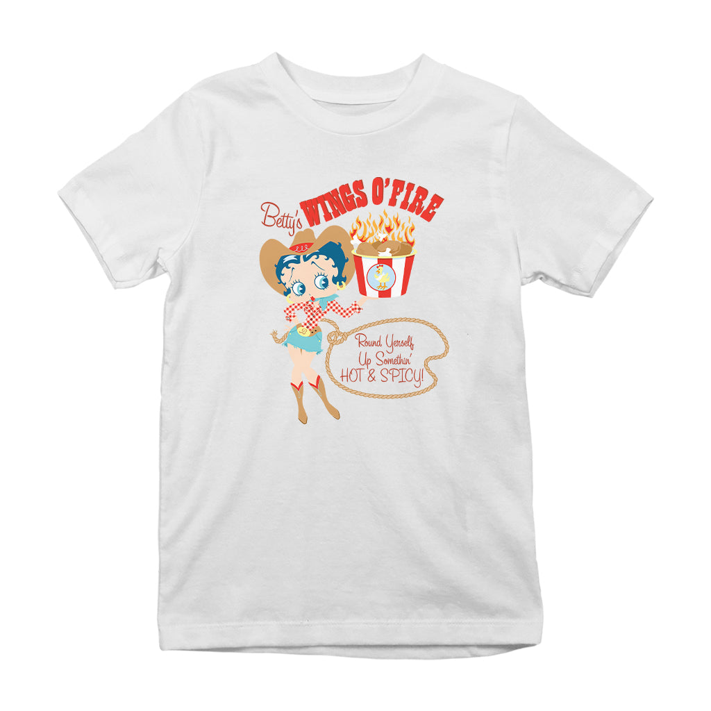 Betty Boop Hot & Spicy Kids T-Shirt