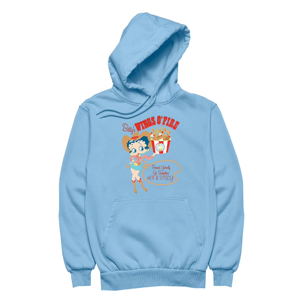 Betty Boop Hot & Spicy Men's Hooded Sweatshirt
