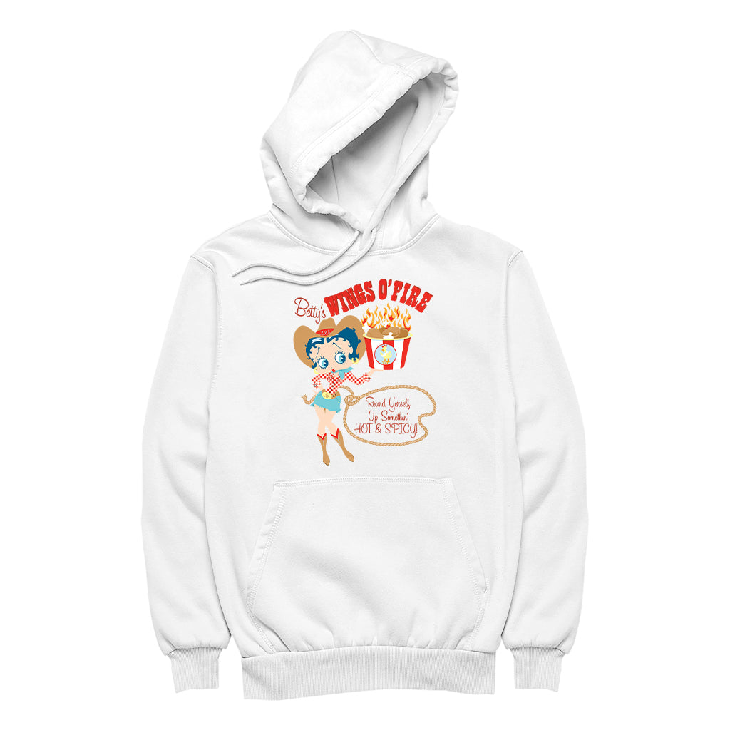 Betty Boop Hot & Spicy Men's Hooded Sweatshirt