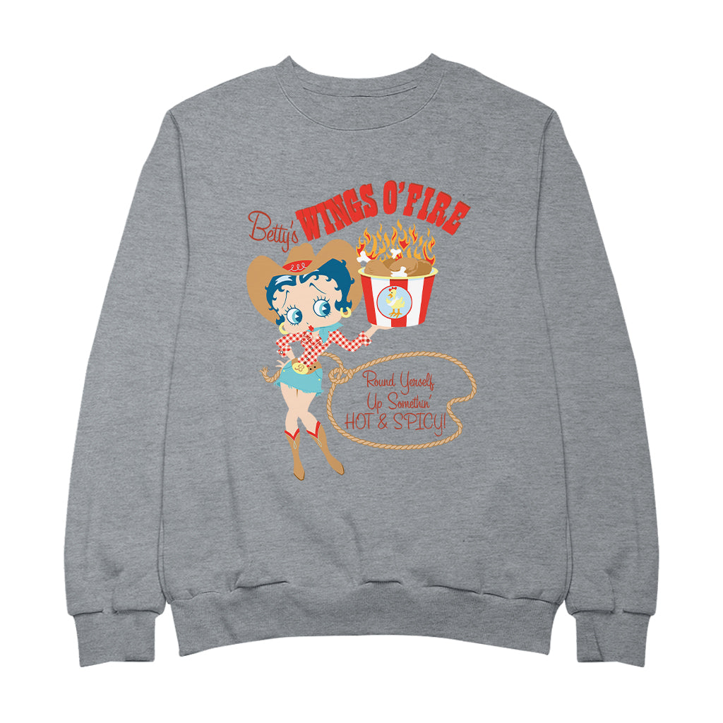 Betty Boop Hot & Spicy Men's Sweatshirt