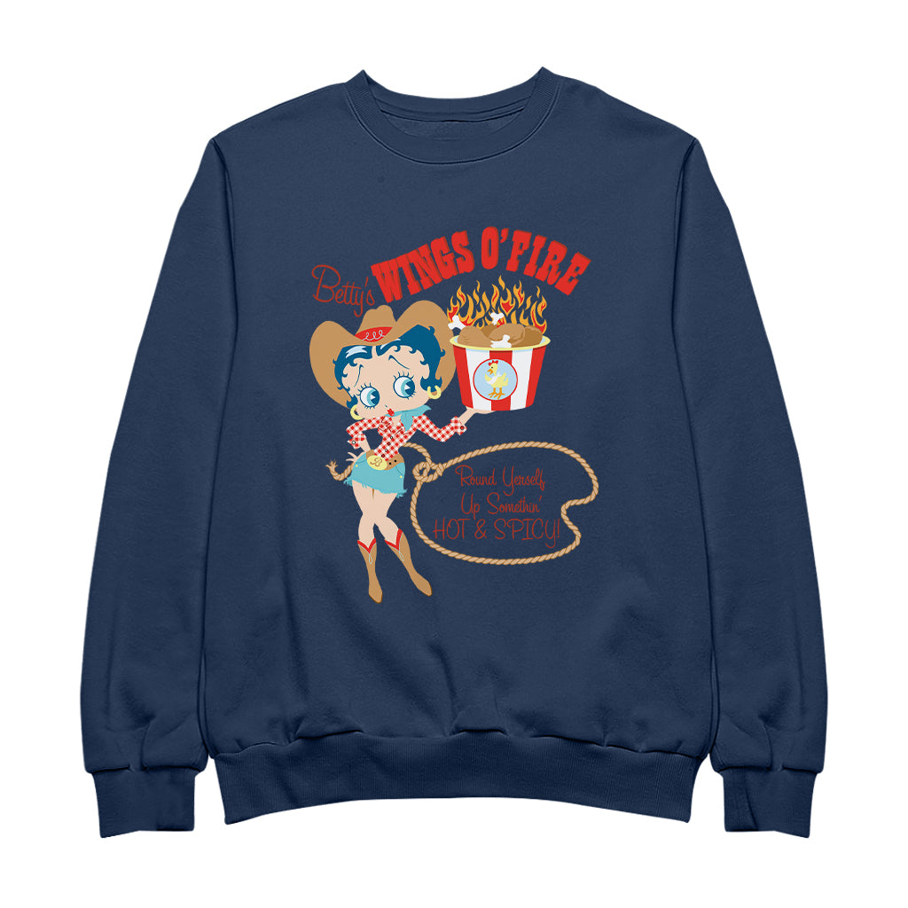 Betty Boop Hot & Spicy Men's Sweatshirt