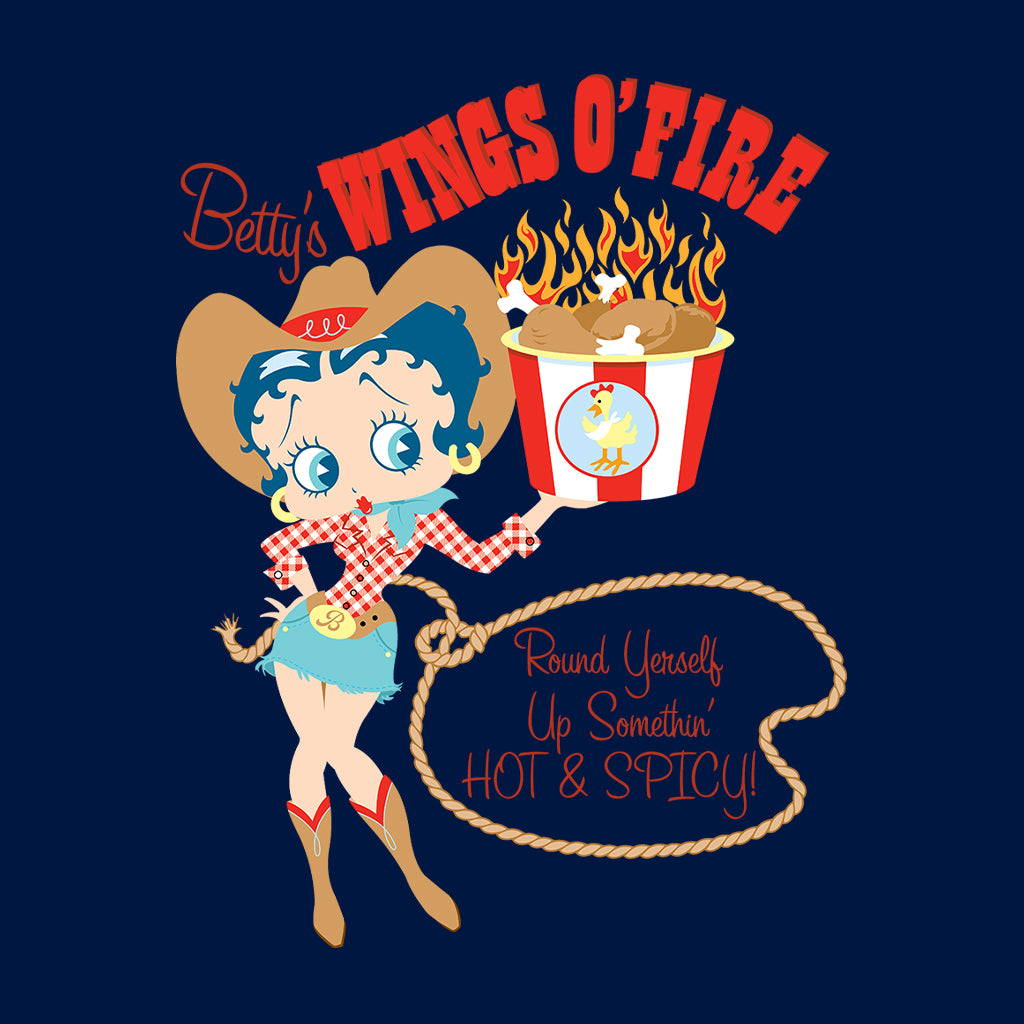 Betty Boop Hot & Spicy Kids Hooded Sweatshirt