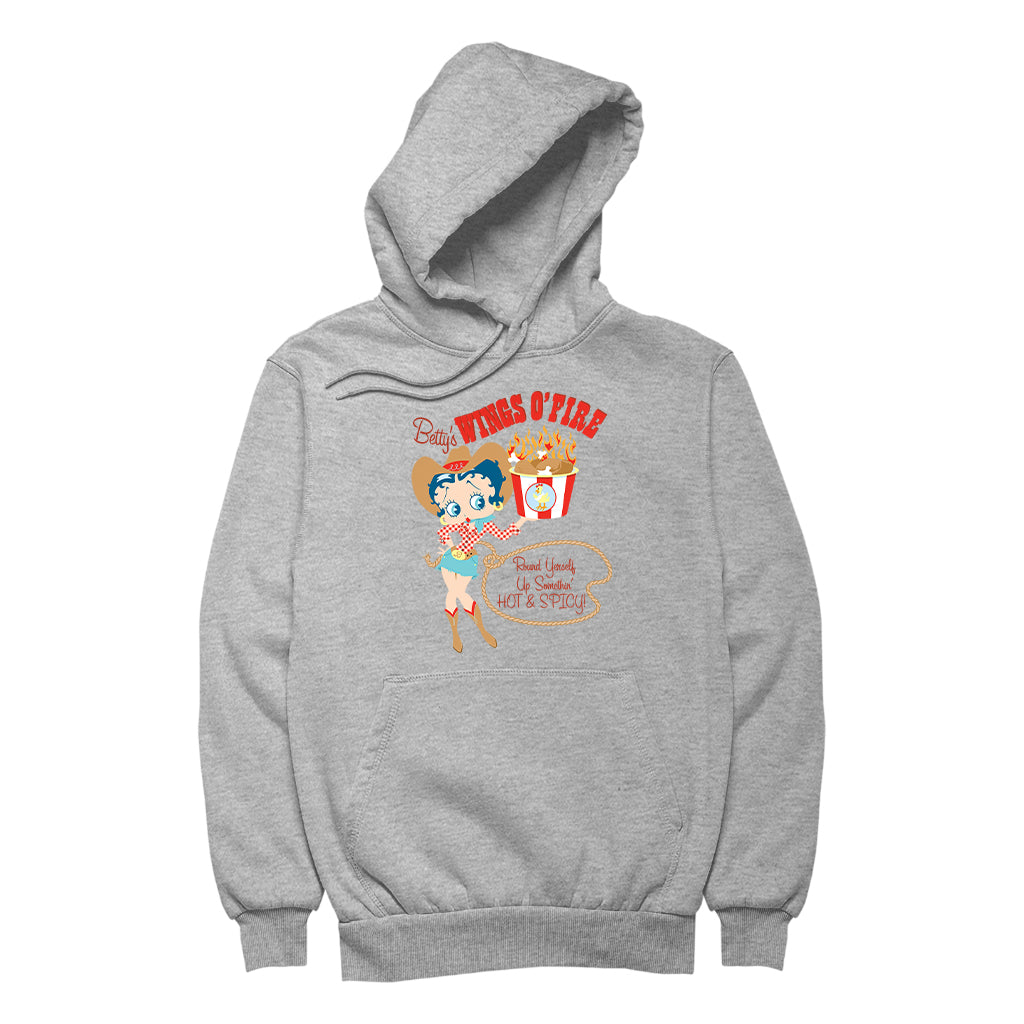 Betty Boop Hot & Spicy Women's Hooded Sweatshirt