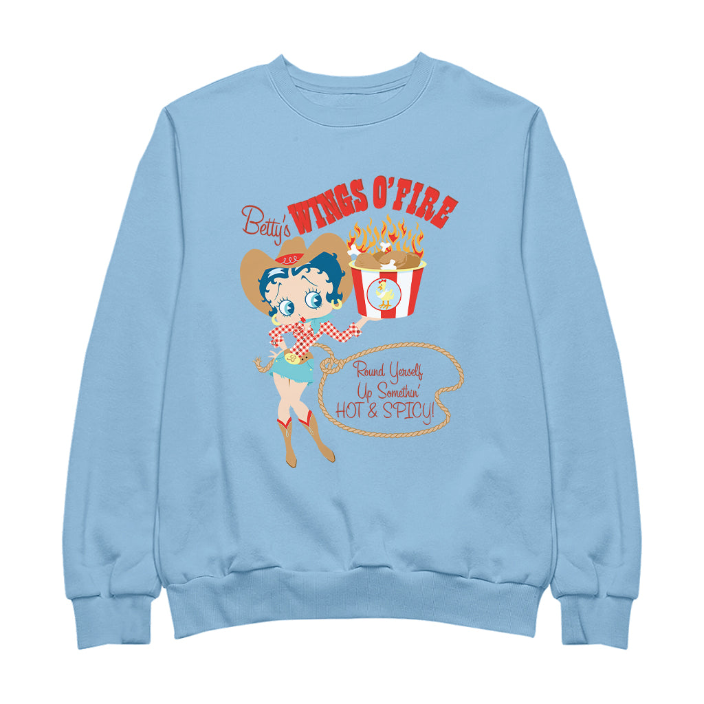 Betty Boop Hot & Spicy Women's Sweatshirt