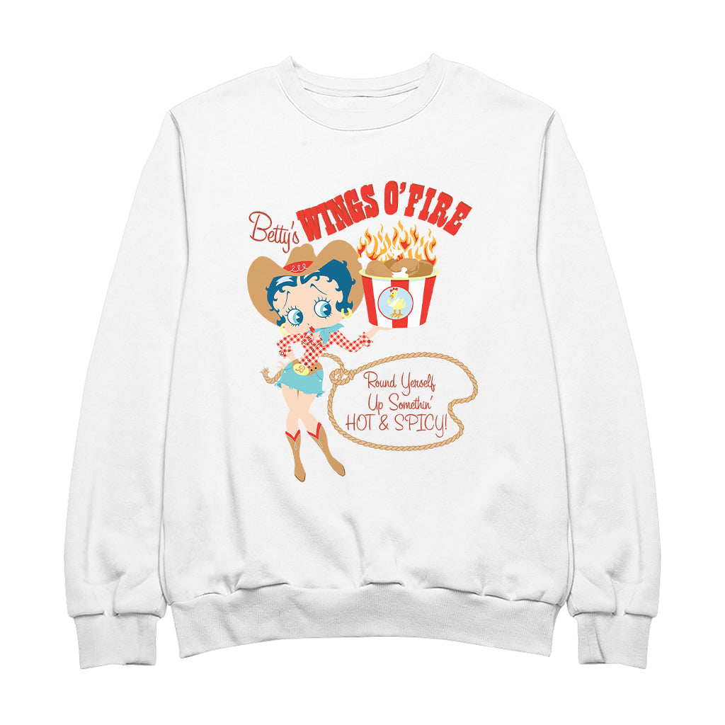 Betty Boop Hot & Spicy Women's Sweatshirt