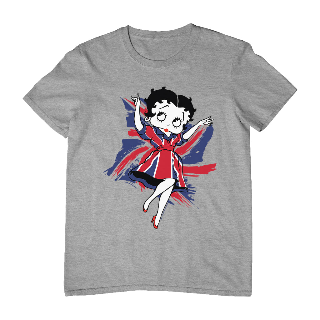 Betty Boop UK Union Flag Dress Men's T-Shirt