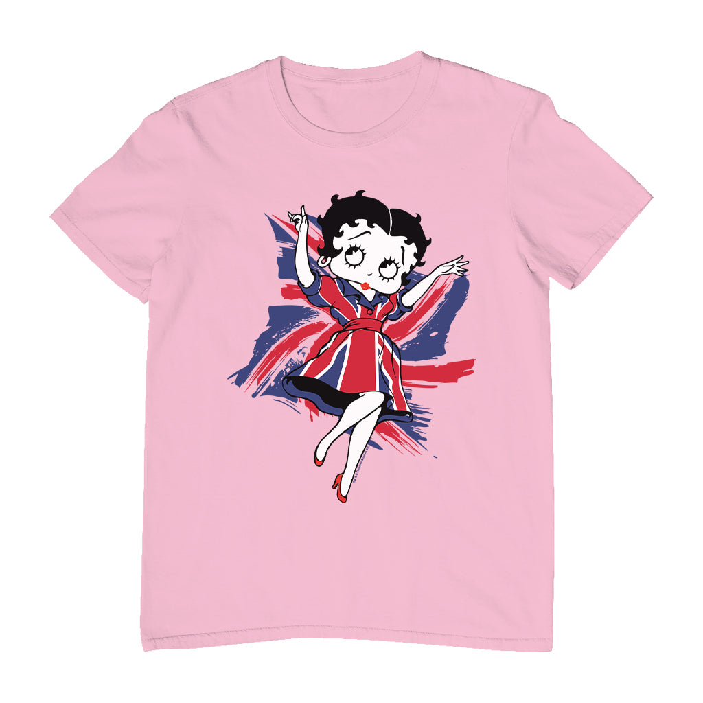 Betty Boop UK Union Flag Dress Men's T-Shirt