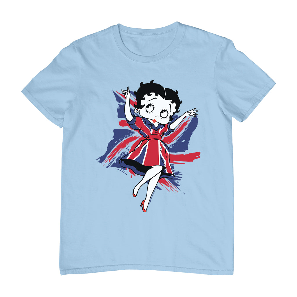 Betty Boop UK Union Flag Dress Men's T-Shirt