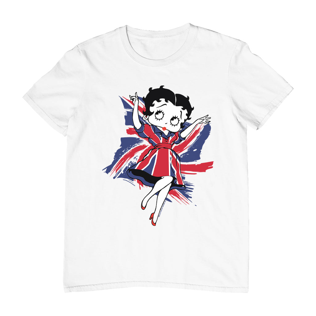Betty Boop UK Union Flag Dress Men's T-Shirt