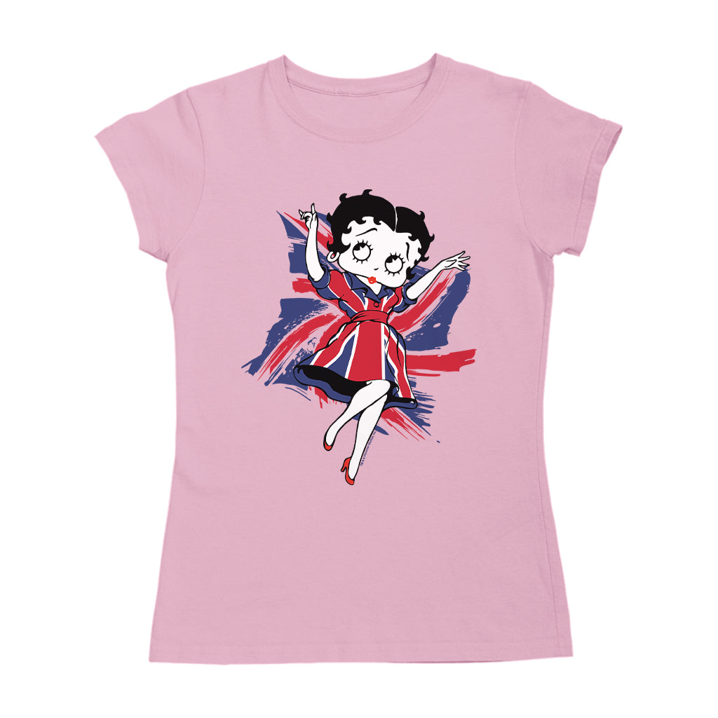 Betty Boop UK Union Flag Dress Women's T-Shirt