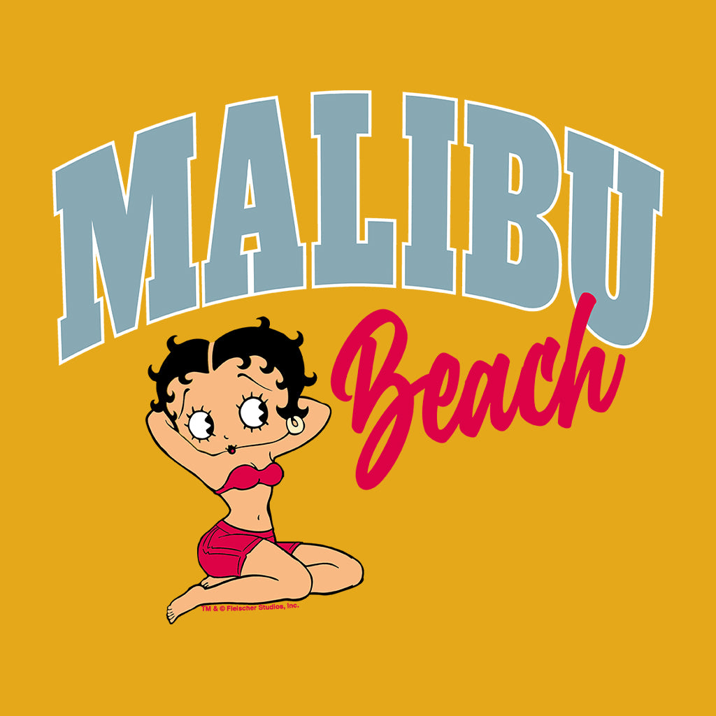 Betty Boop Malibu Beach Women's Hooded Sweatshirt
