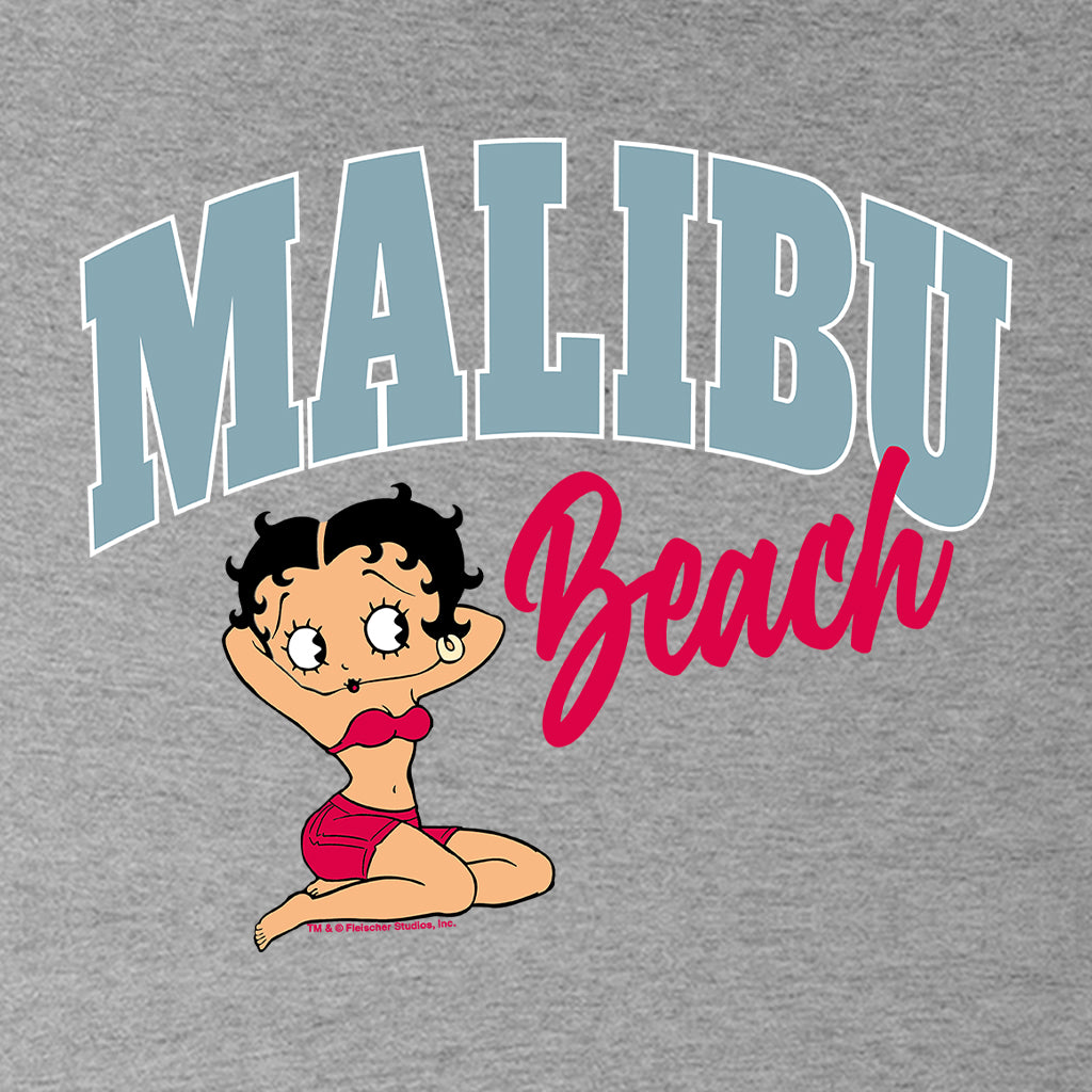 Betty Boop Malibu Beach Women's Hooded Sweatshirt
