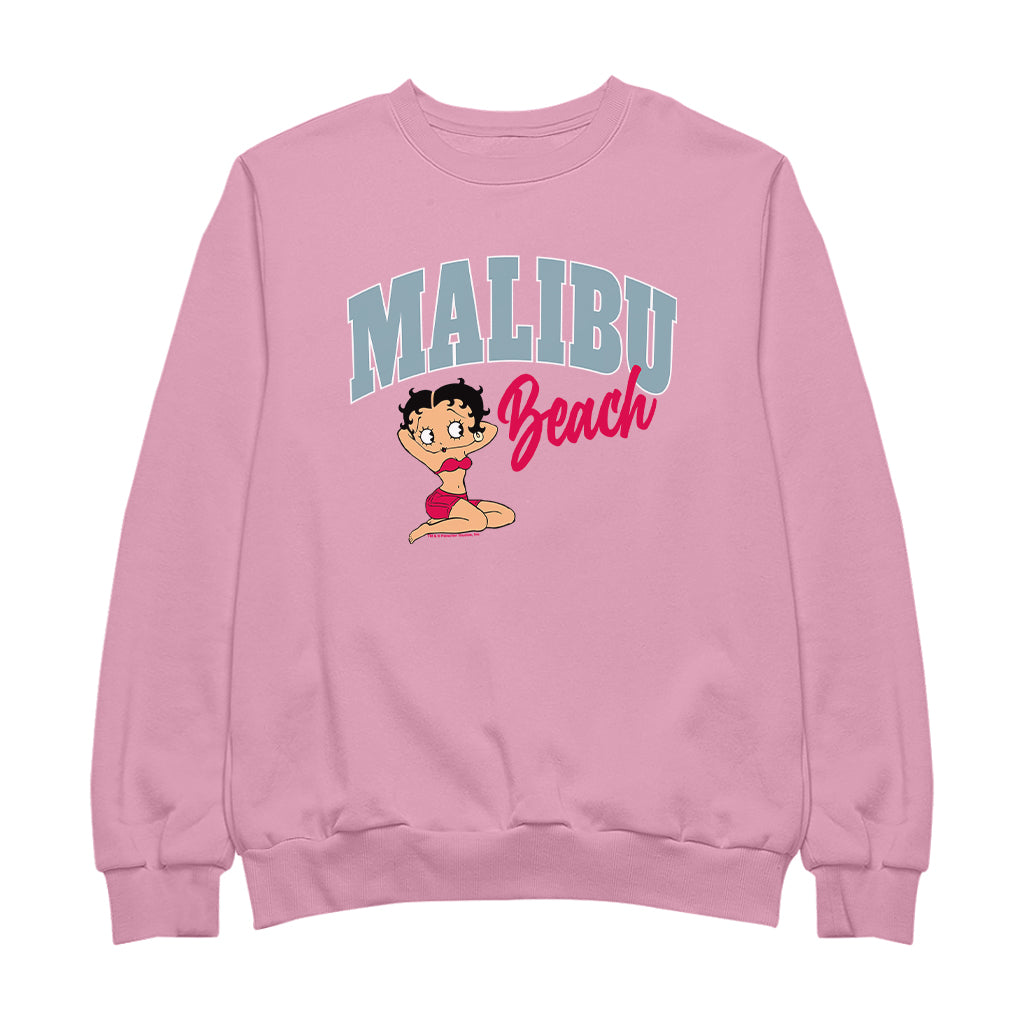 Betty Boop Malibu Beach Men's Sweatshirt