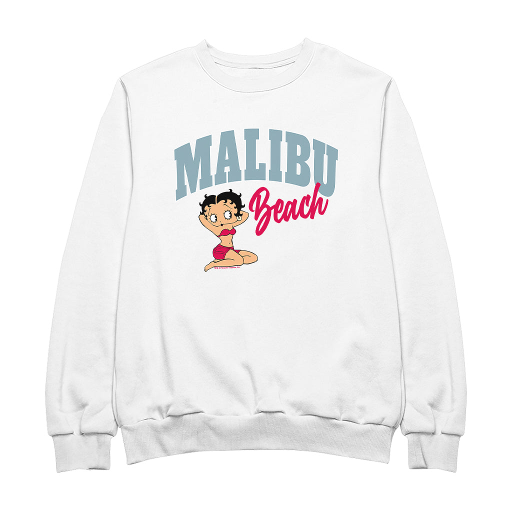 Betty Boop Malibu Beach Men's Sweatshirt