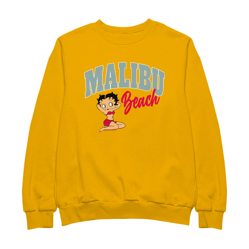 Betty Boop Malibu Beach Women's Sweatshirt