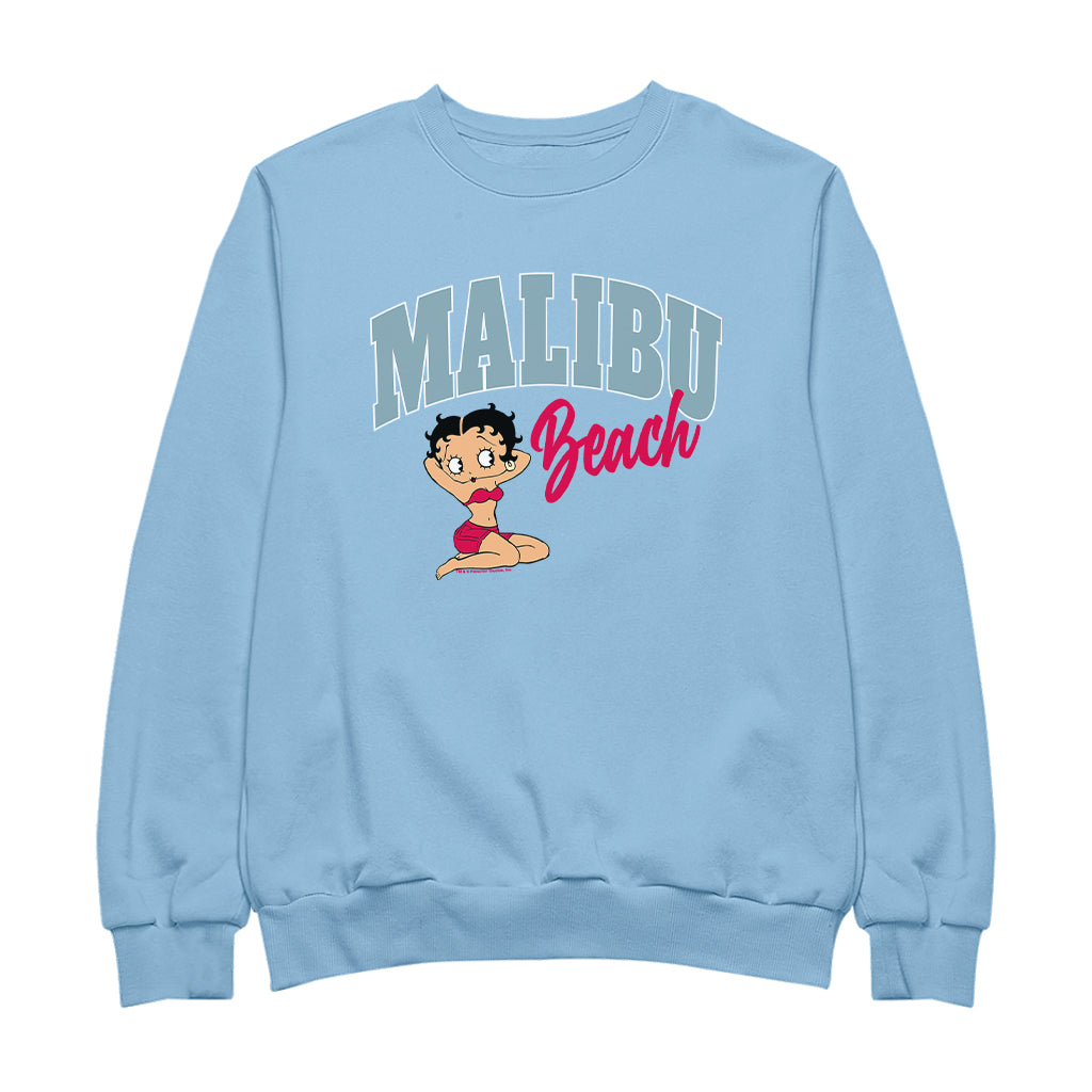 Betty Boop Malibu Beach Women's Sweatshirt