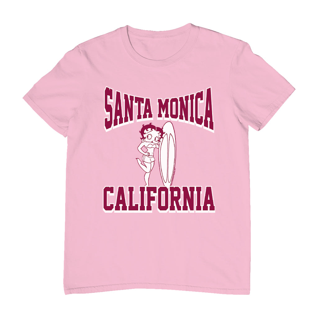Betty Boop Santa Monica California Surf Men's T-Shirt
