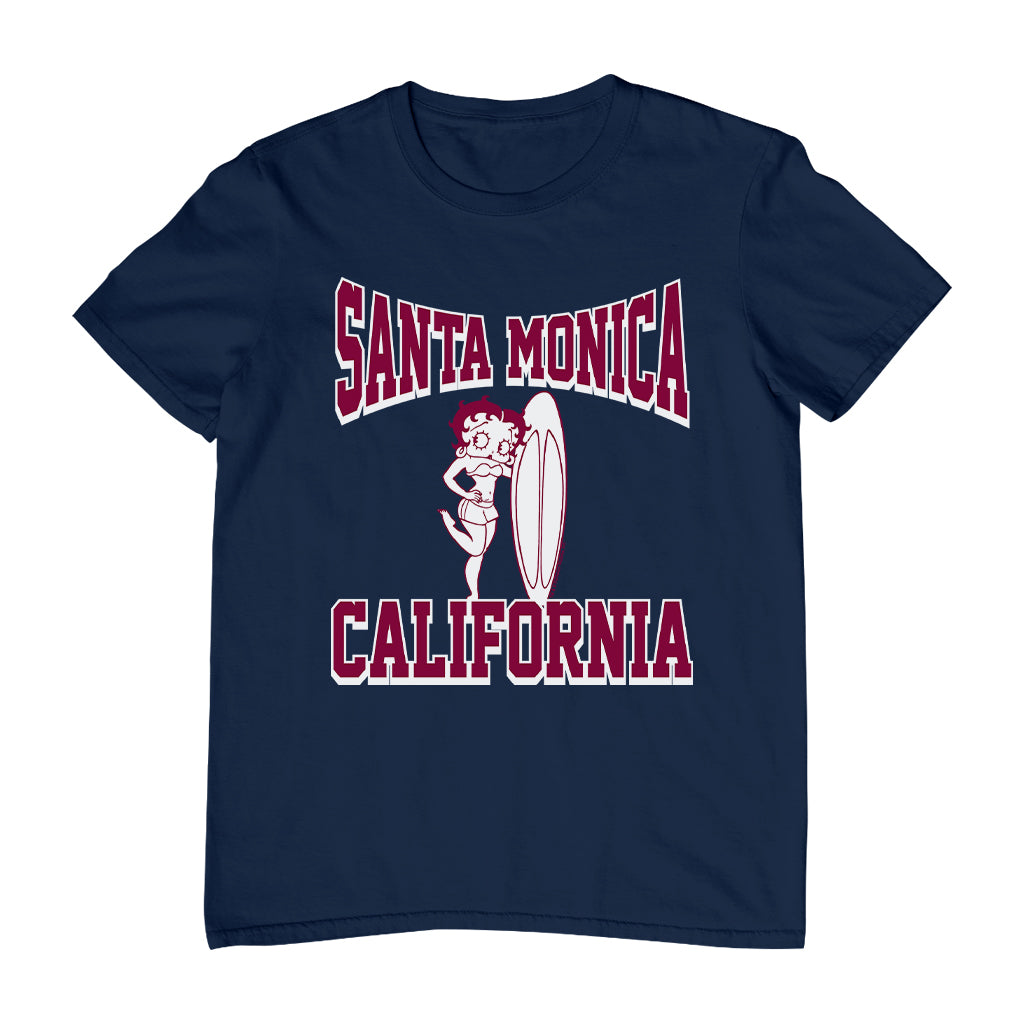 Betty Boop Santa Monica California Surf Men's T-Shirt