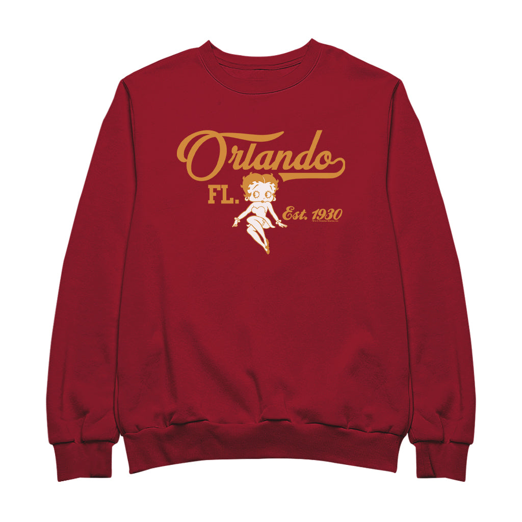 Betty Boop Orlando FL. Est 1930 Women's Sweatshirt