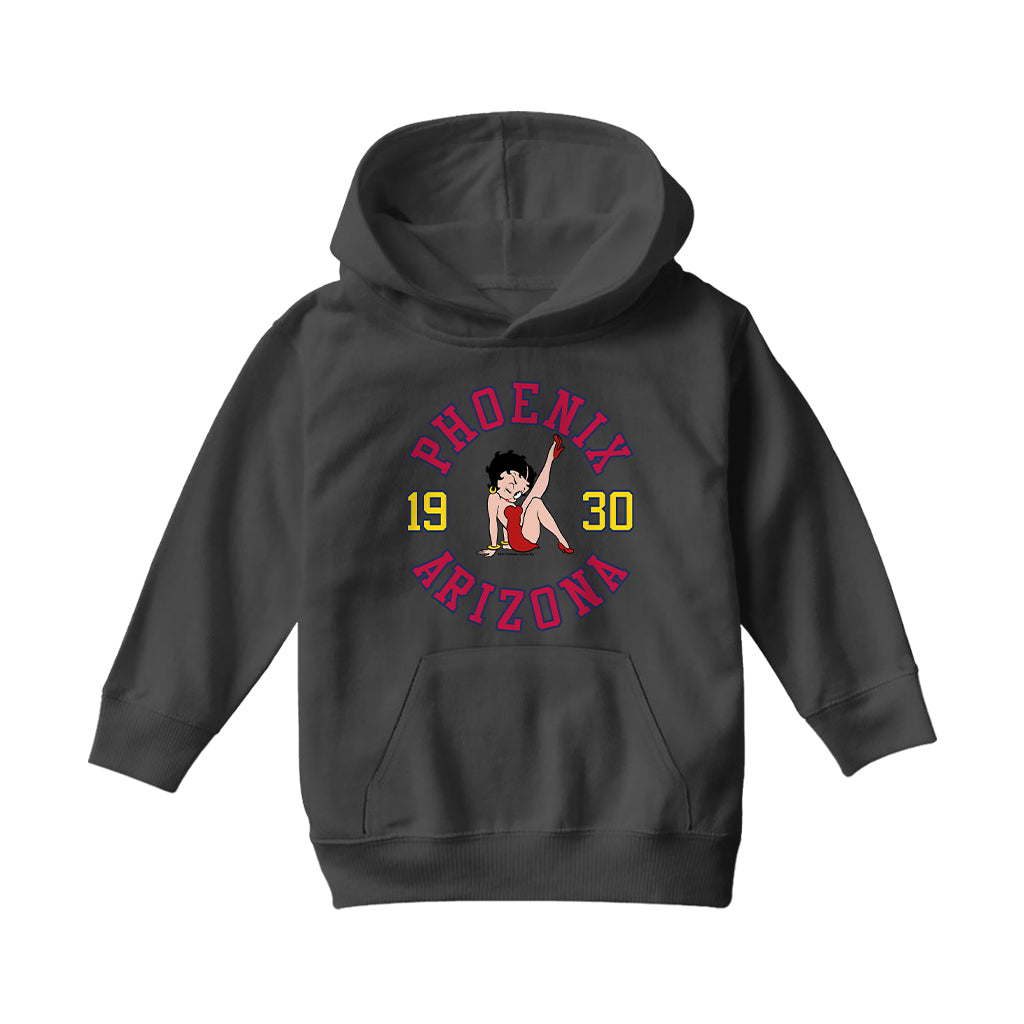 Betty Boop Phoenix Arizona 1930 Kids Hooded Sweatshirt