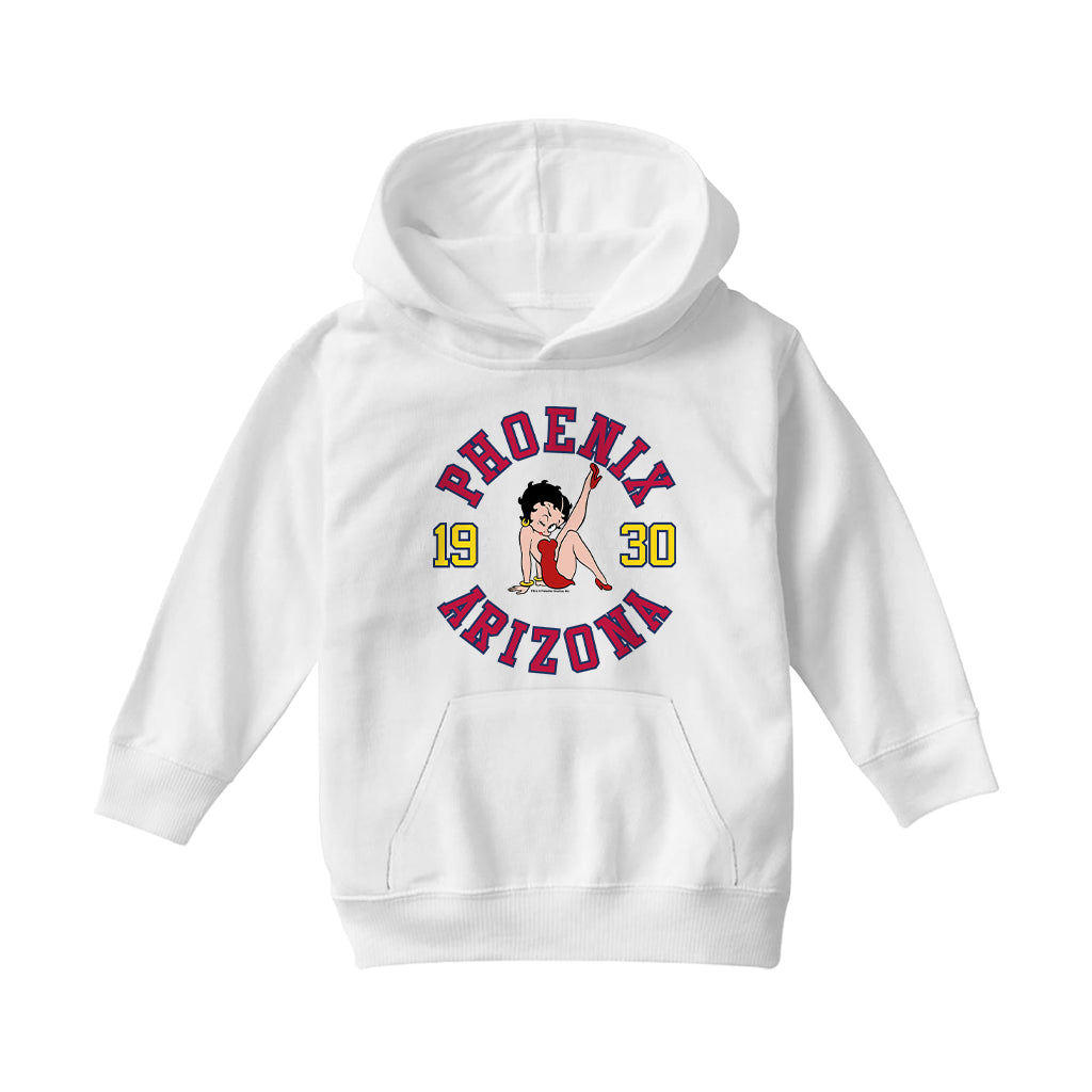 Betty Boop Phoenix Arizona 1930 Kids Hooded Sweatshirt
