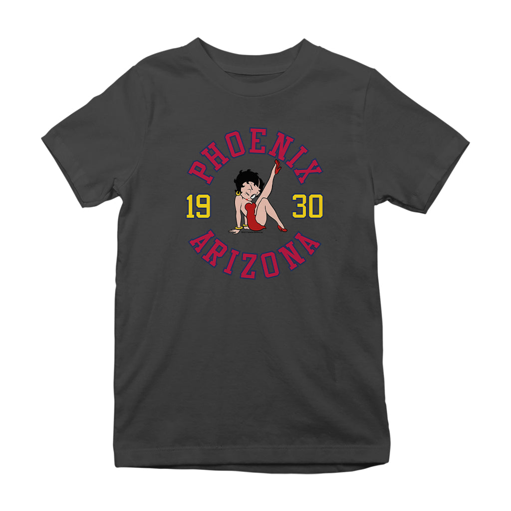 Betty Boop Phoenix Arizona 1930 Kids T-Shirt