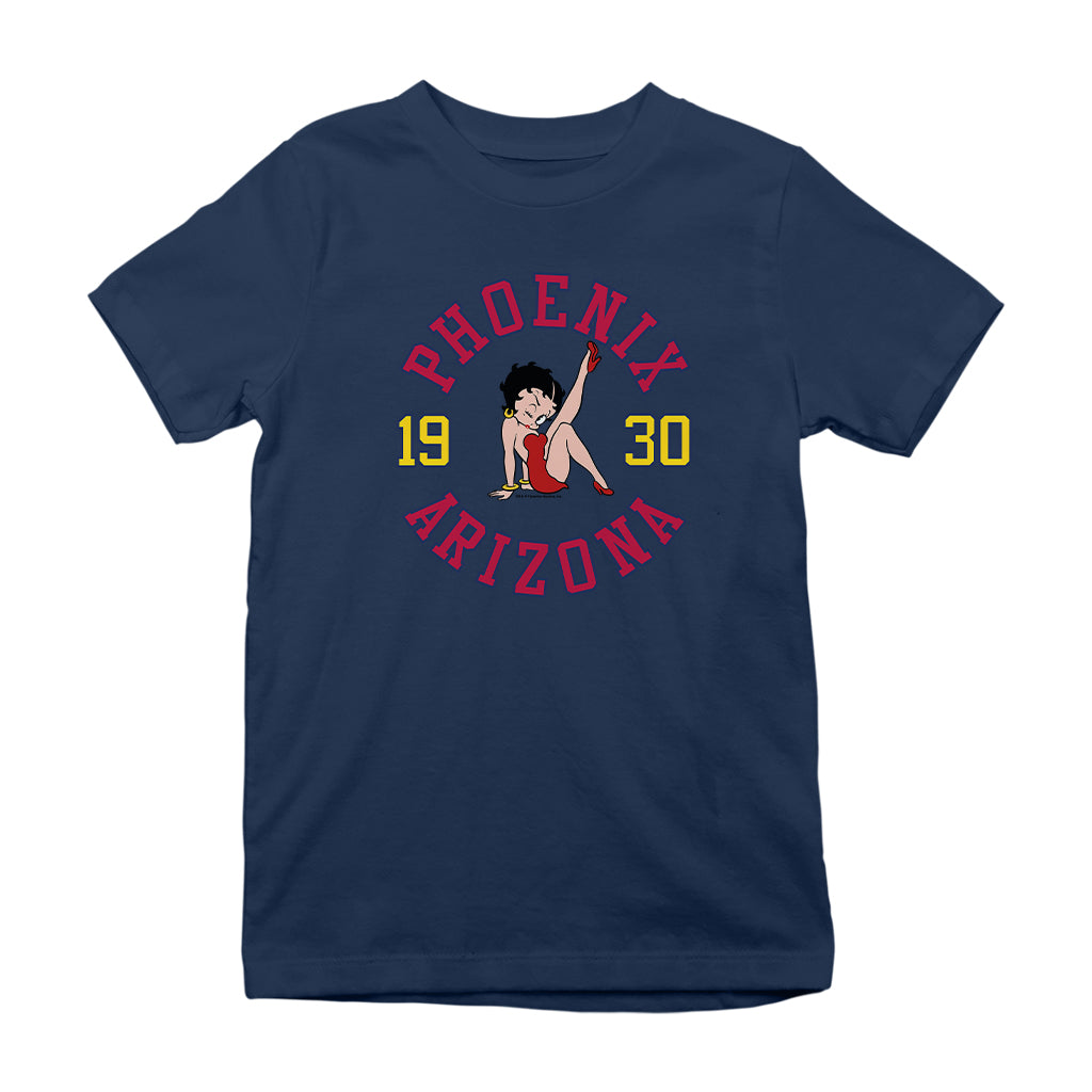 Betty Boop Phoenix Arizona 1930 Kids T-Shirt