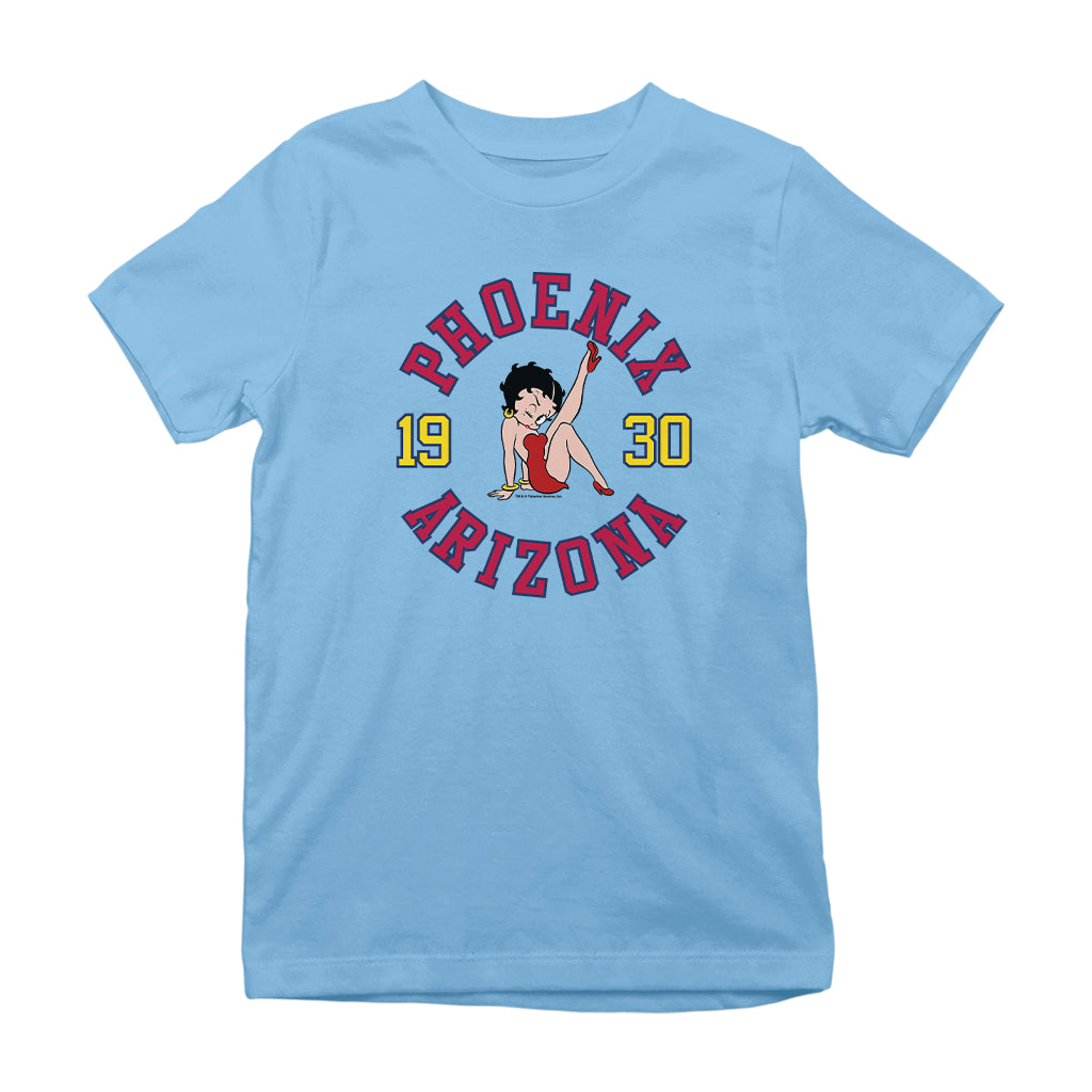 Betty Boop Phoenix Arizona 1930 Kids T-Shirt