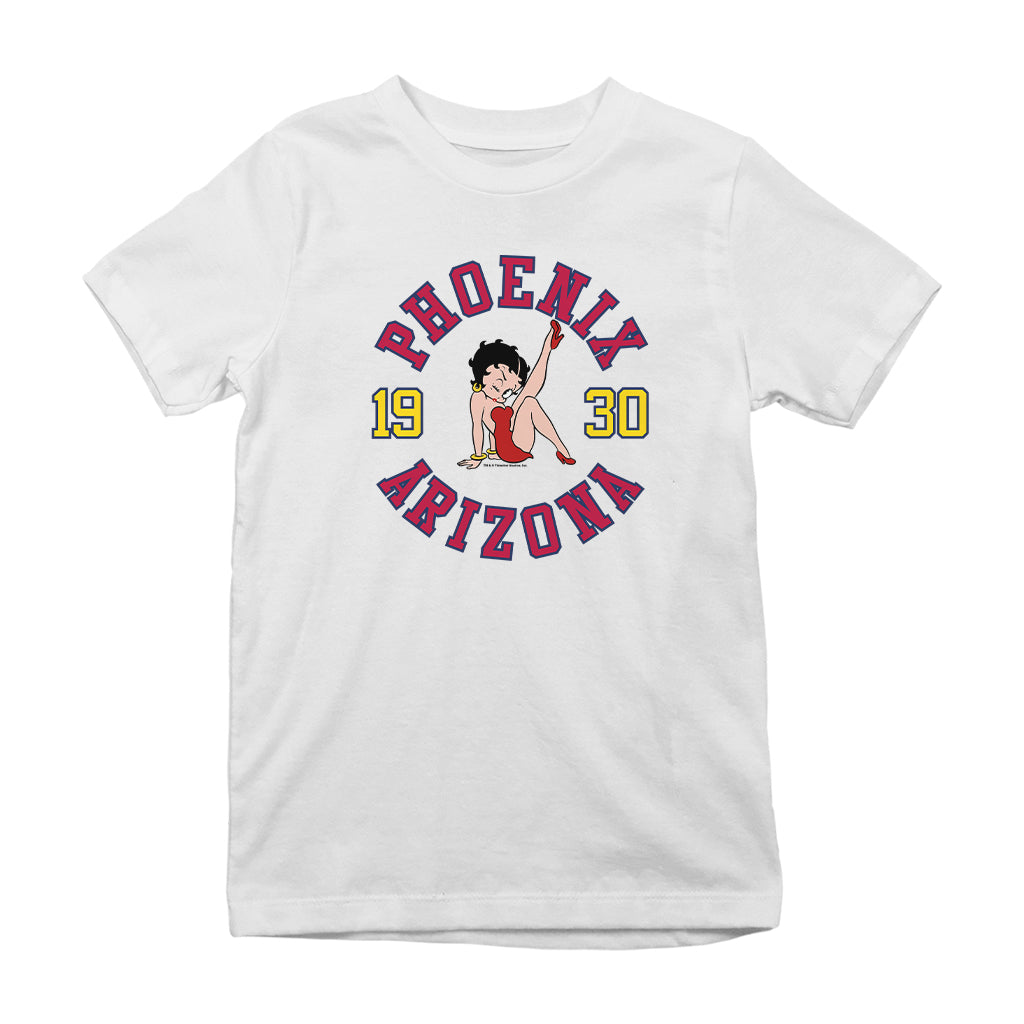 Betty Boop Phoenix Arizona 1930 Kids T-Shirt