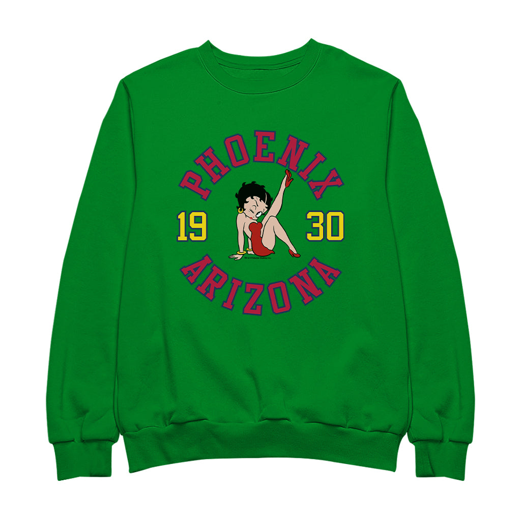 Betty Boop Phoenix Arizona 1930 Men's Sweatshirt