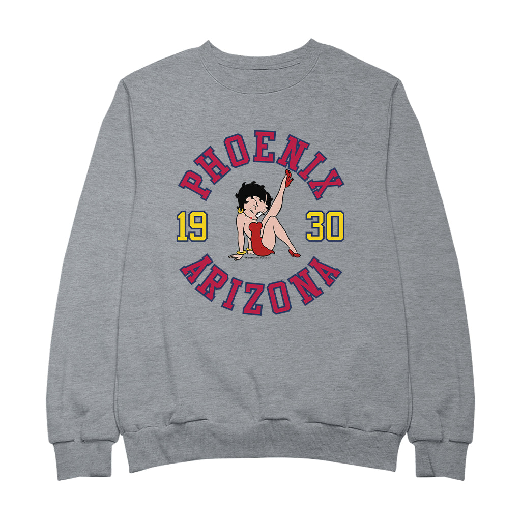 Betty Boop Phoenix Arizona 1930 Women's Sweatshirt
