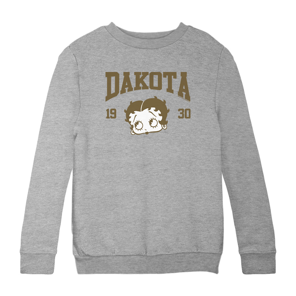 Betty Boop Dakota 1930 Kids Sweatshirt