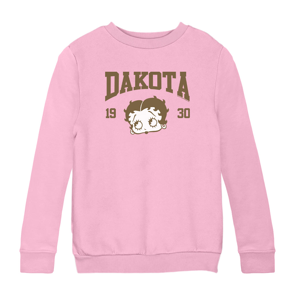 Betty Boop Dakota 1930 Kids Sweatshirt