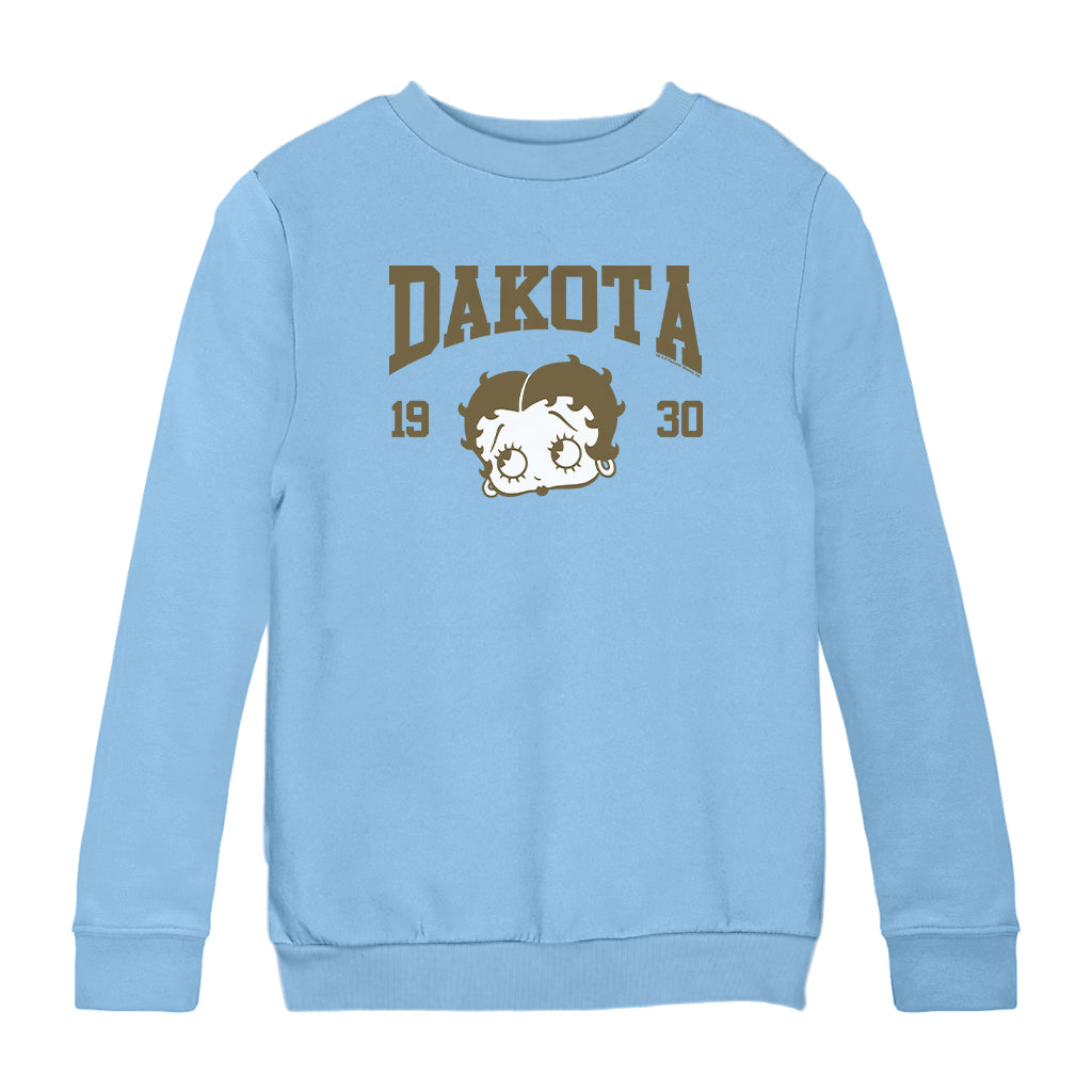 Betty Boop Dakota 1930 Kids Sweatshirt