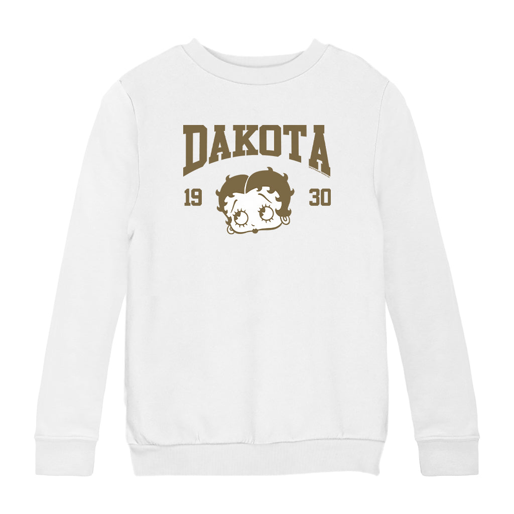 Betty Boop Dakota 1930 Kids Sweatshirt
