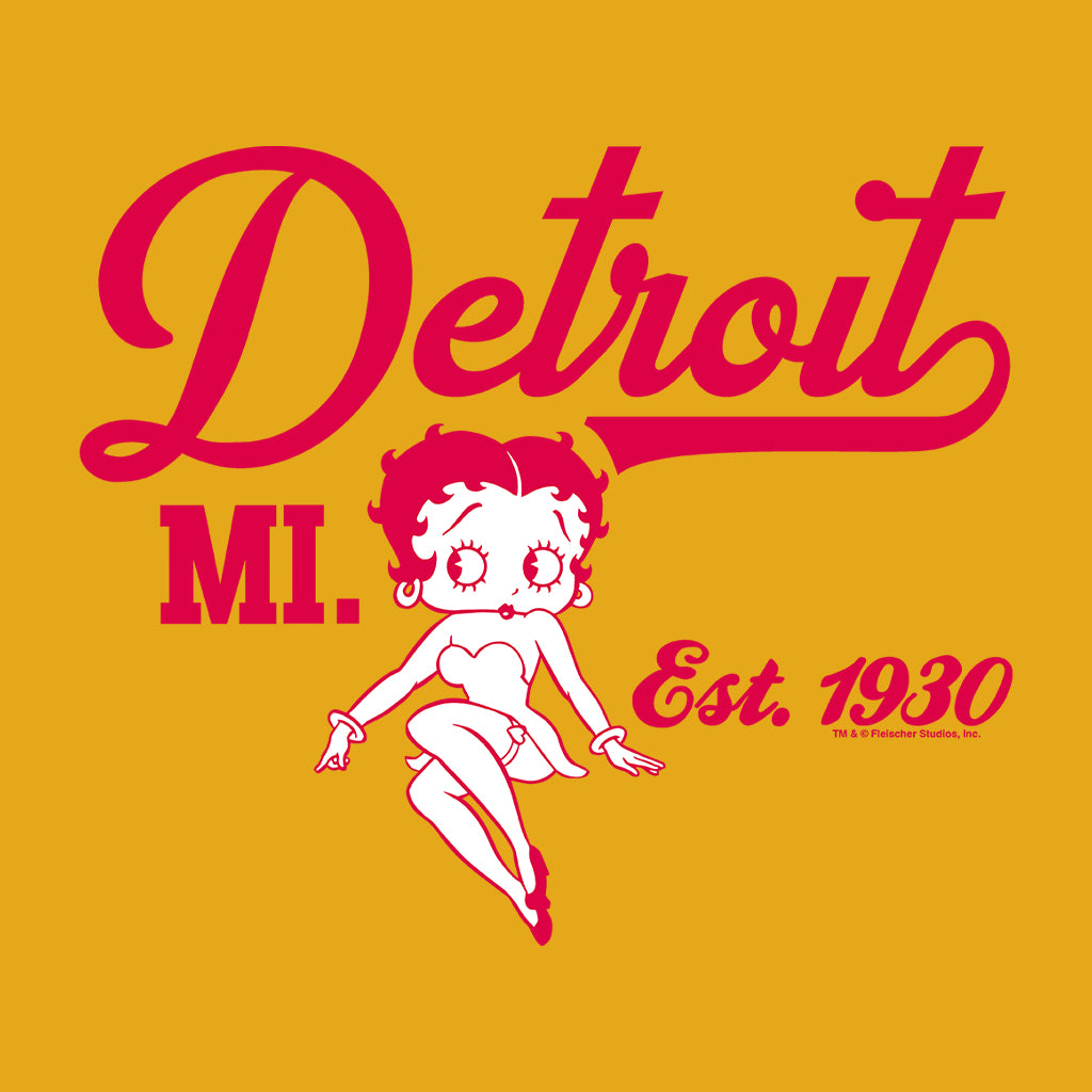 Betty Boop Detroit MI. Est 1930 Men's Hooded Sweatshirt