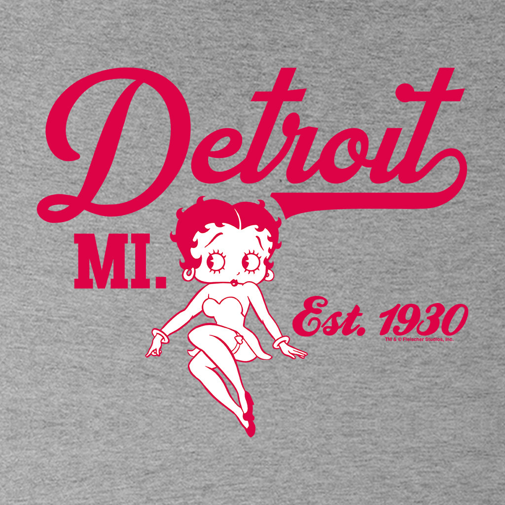 Betty Boop Detroit MI. Est 1930 Men's Sweatshirt