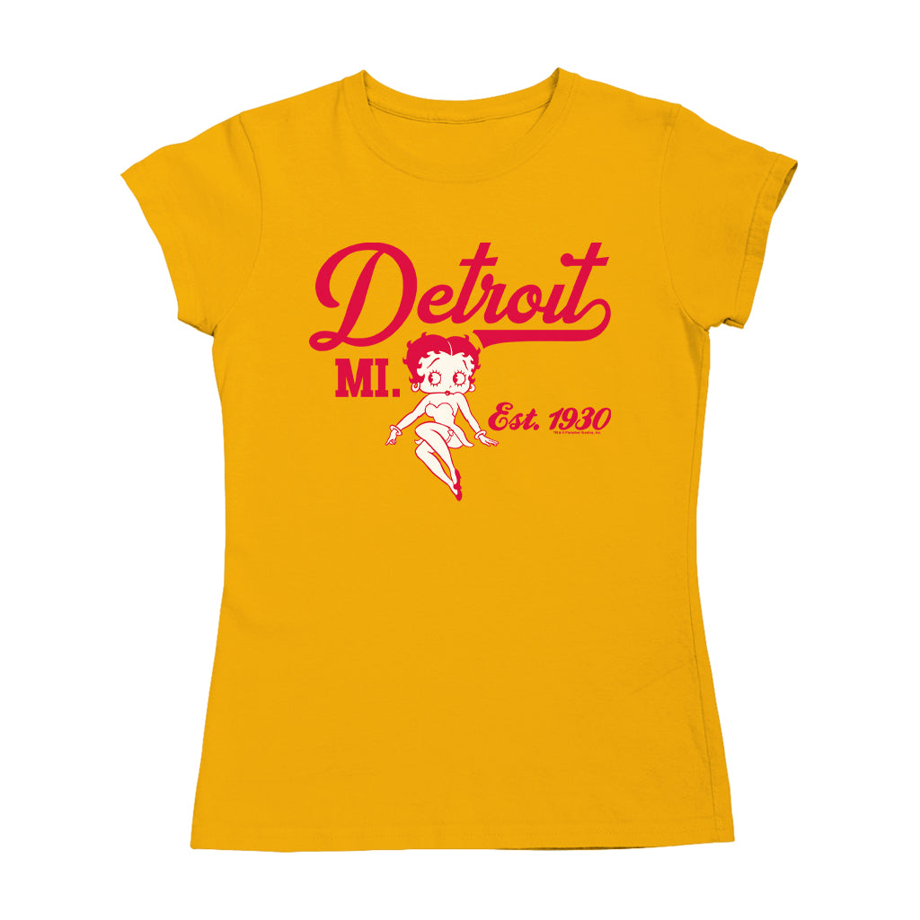 Betty Boop Detroit MI. Est 1930 Women's T-Shirt