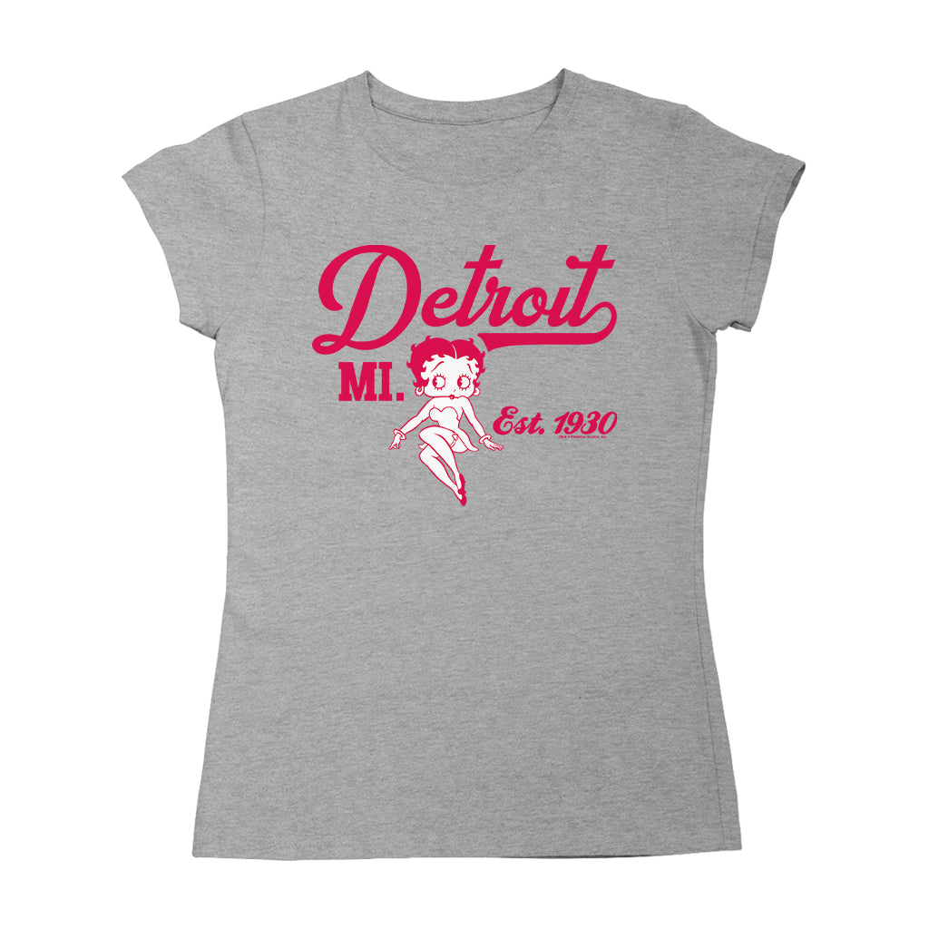 Betty Boop Detroit MI. Est 1930 Women's T-Shirt