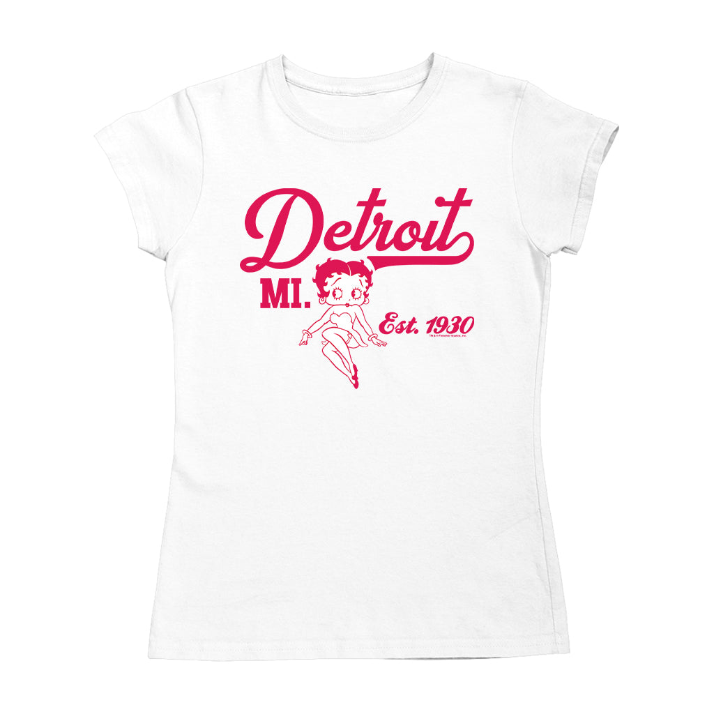 Betty Boop Detroit MI. Est 1930 Women's T-Shirt