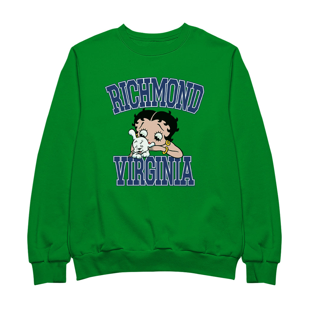 Betty Boop Richmond Virginia Women's Sweatshirt