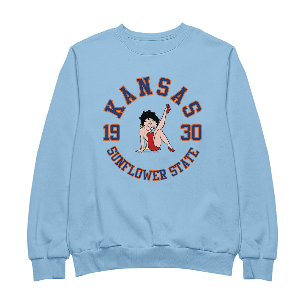 Betty Boop Kansas Sunflower State Women's Sweatshirt